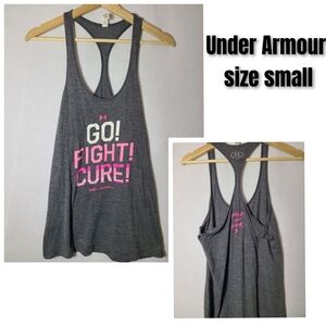 Under armour go fight cure breast cancer awareness tank- Size small